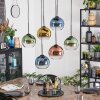 Koyoto Hanglamp, Kogellampje, Hanglamp Blauw, Goud, Groen, Duidelijk, Koperkleurig, 6-lichts Koyoto Hanglamp, Kogellampje, Hanglamp Blauw, Goud, Groen, Duidelijk, Koperkleurig, 6-lichts
