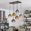 Koyoto Hanglamp, Kogellampje, Hanglamp Blauw, Goud, Groen, Duidelijk, Koperkleurig, 6-lichts Koyoto Hanglamp, Kogellampje, Hanglamp Blauw, Goud, Groen, Duidelijk, Koperkleurig, 6-lichts