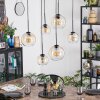 Koyoto Hanglamp, Kogellampje, Hanglamp Amber, Duidelijk, 6-lichts