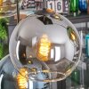 Koyoto Hanglamp, Kogellampje, Hanglamp Amber, Blauw, Groen, Duidelijk, Rookkleurig, 6-lichts