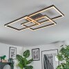 Brilo Plafondlamp LED Zwart, 1-licht