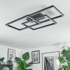 Brilo Plafondlamp LED Zwart, 1-licht