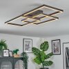 Brilo Plafondlamp LED Zwart, 1-licht