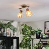 Saire Plafondlamp, Plafondspot Chroom, Messing, 2-lichts