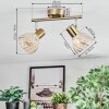 Saire Plafondlamp, Plafondspot Chroom, Messing, 2-lichts