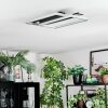 Olian Plafondlamp LED Zwart, Zilver, 1-licht