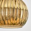 Koyoto Hanglamp, Kogellampje, Hanglamp Natuurlijke kleuren, Zwart, 5-lichts
