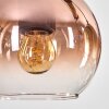 Koyoto Hanglamp, Kogellampje, Hanglamp Natuurlijke kleuren, Zwart, 5-lichts