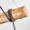 Koyoto Hanglamp, Kogellampje, Hanglamp Natuurlijke kleuren, Zwart, 5-lichts