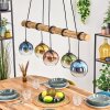 Koyoto Hanglamp, Kogellampje, Hanglamp Natuurlijke kleuren, Zwart, 5-lichts
