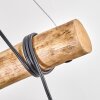 Koyoto Hanglamp, Kogellampje, Hanglamp Natuurlijke kleuren, Zwart, 5-lichts