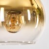 Koyoto Hanglamp, Kogellampje, Hanglamp Natuurlijke kleuren, Zwart, 5-lichts
