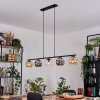 Koyoto Hanglamp, Kogellampje, Hanglamp Amber, Chroom, Duidelijk, Rookkleurig, 5-lichts Koyoto Hanglamp, Kogellampje, Hanglamp Amber, Chroom, Duidelijk, Rookkleurig, 5-lichts