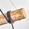 Koyoto Hanglamp, Kogellampje, Hanglamp Natuurlijke kleuren, Zwart, 5-lichts
