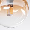 Chehalis Plafondlamp, Kogellampje Amber, Duidelijk, 5-lichts