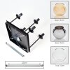 Koyoto Plafondlamp, Kogellampje Amber, Chroom, Duidelijk, Rookkleurig, 5-lichts