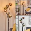 Gastor Staande lamp Blauw, Groen, Duidelijk, Koperkleurig, 6-lichts