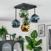 Ripoll Plafondlamp, Kogellampje Blauw, Goud, Groen, 5-lichts