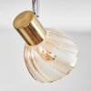 Saire Plafondlamp, Plafondspot Chroom, Messing, 3-lichts