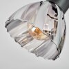 Saire Plafondlamp, Plafondspot Chroom, Zwart, 3-lichts
