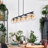 Koyoto Hanglamp, Kogellampje, Hanglamp Amber, Duidelijk, 5-lichts