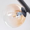 Chehalis Plafondlamp, Kogellampje Amber, Duidelijk, 5-lichts
