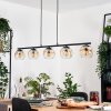 Ripoll Hanglamp, Kogellampje, Hanglamp Amber, Duidelijk, 5-lichts