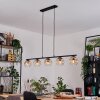 Ripoll Hanglamp, Kogellampje, Hanglamp Amber, Duidelijk, 5-lichts