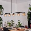 Ripoll Hanglamp, Kogellampje, Hanglamp Amber, Duidelijk, 5-lichts