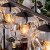 Ripoll Hanglamp, Kogellampje, Hanglamp Amber, Duidelijk, 5-lichts