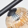Ripoll Plafondlamp, Kogellampje Amber, 8-lichts
