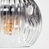 Ripoll Plafondlamp, Kogellampje Amber, Duidelijk, Rookkleurig, 8-lichts