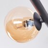 Chehalis Plafondlamp, Kogellampje Amber, 5-lichts