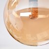 Chehalis Plafondlamp, Kogellampje Amber, 5-lichts