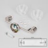 Saire Plafondlamp, Plafondspot Chroom, Nikkel mat, 2-lichts