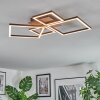 Brina Plafondlamp LED Bruin, 1-licht