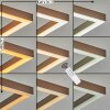 Brina Plafondlamp LED Bruin, 1-licht, Afstandsbediening