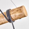 Koyoto Hanglamp, Kogellampje, Hanglamp Natuurlijke kleuren, Zwart, 5-lichts