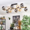 Koyoto Plafondlamp, Kogellampje Goud, Zwart, 10-lichts