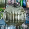 Koyoto Hanglamp, Kogellampje, Hanglamp Blauw, Goud, Groen, 6-lichts