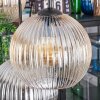 Koyoto Hanglamp, Kogellampje, Hanglamp Amber, Duidelijk, Rookkleurig, 6-lichts