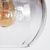 Koyoto Hanglamp, Kogellampje, Hanglamp Amber, Duidelijk, Rookkleurig, 6-lichts
