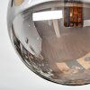 Chehalis Plafondlamp, Kogellampje Amber, Rookkleurig, 5-lichts