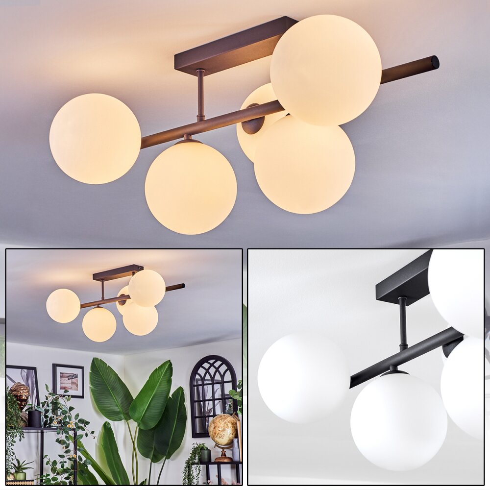 Chehalis Plafondlamp, Kogellampje Wit, 5-lichts main product photo