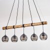 Koyoto Hanglamp, Kogellampje, Hanglamp Natuurlijke kleuren, Zwart, 5-lichts Koyoto Hanglamp, Kogellampje, Hanglamp Natuurlijke kleuren, Zwart, 5-lichts