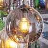 Koyoto Hanglamp, Kogellampje, Hanglamp Amber, Rookkleurig, 6-lichts