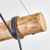Koyoto Hanglamp, Kogellampje, Hanglamp Natuurlijke kleuren, Zwart, 5-lichts