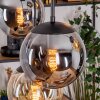 Gastor Hanglamp, Kogellampje, Hanglamp Amber, Rookkleurig, 6-lichts
