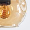 Ripoll Hanglamp, Kogellampje, Hanglamp Amber, Rookkleurig, 6-lichts
