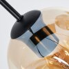 Ripoll Hanglamp, Kogellampje, Hanglamp Amber, Rookkleurig, 6-lichts